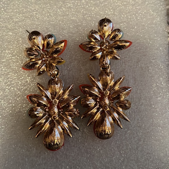 Colorful Beads Drop Earrings - Picture 3 of 4